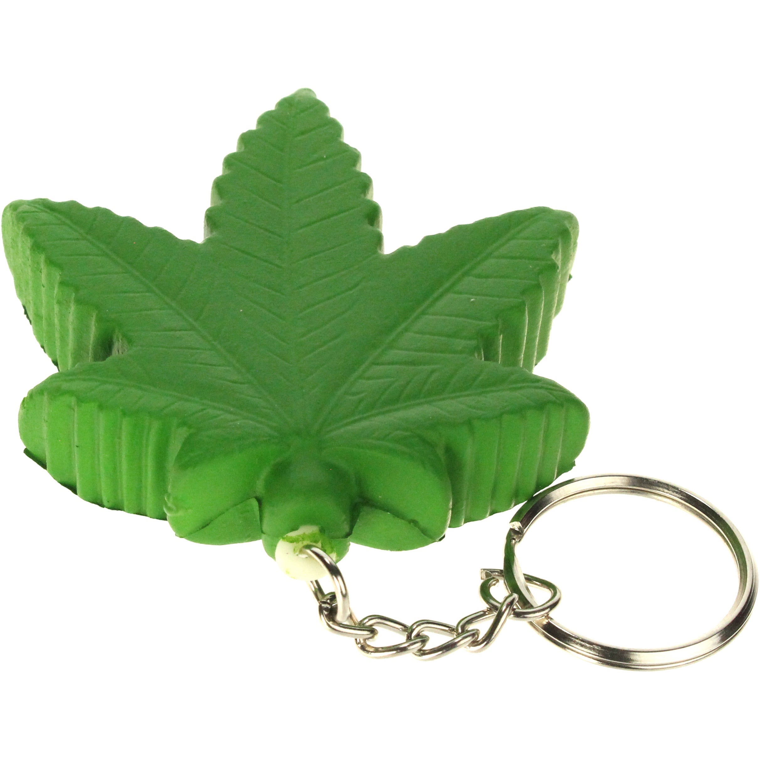 Hoja Cannabis Llavero